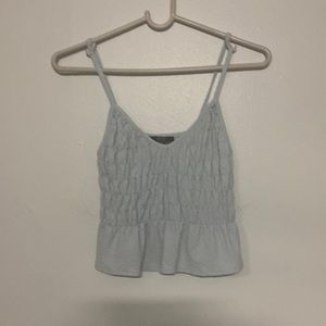 Light blue crop top never worn
